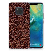 Huawei Mate 20 Pro | Siliconen Case | Koffiebonen