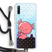 Love You A Lotl: Huawei P Smart Pro Transparant Hoesje met koord