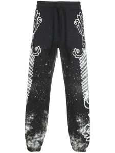 Versace Jeans Couture pantalon de jogging à imprimé graphique - Noir