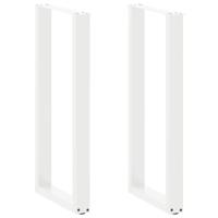 Bartafelpoten 2 st U-vormig 40x(100-101) cm staal wit Bartafelpoten 2 st U-vormig 40x(100-101) cm staal wit