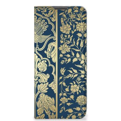 Nokia G50 Smart Cover Beige Flowers