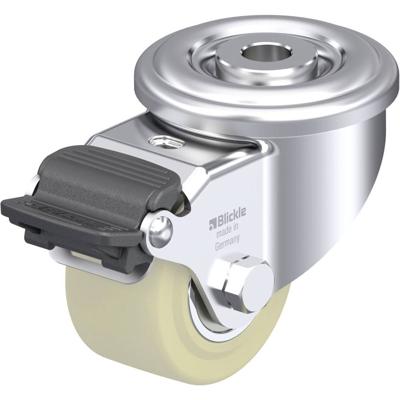 Blickle LR-GSPO 60K-RA Plaatstalen compact zwenkwiel Wieldiameter: 60 mm Draagvermogen (max.): 250 kg 1 stuk(s)