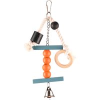 Vogelspeelgoed Kooihanger Sina Bal 11 x 11 x 28 cm Flamingo Mix - thumbnail