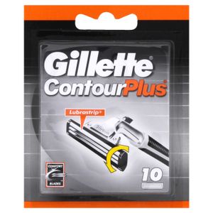 Gillette Contour Plus - 10 stuks - Navulmesjes