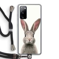 Daisy: Samsung Galaxy S20 FE / S20 FE 5G Transparant Hoesje met koord Daisy: Samsung Galaxy S20 FE / S20 FE 5G Transparant Hoesje met koord