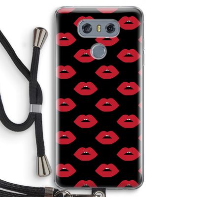 Lips: LG G6 Transparant Hoesje met koord