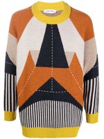 Henrik Vibskov pull en maille intarsia - Tons neutres