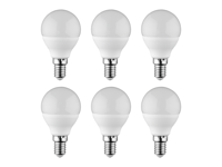LIVARNO home 6 LED-lampen (E14 bol)