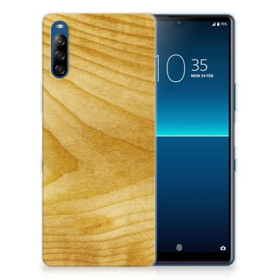 Sony Xperia L4 | Bumper Hoesje | Licht Hout