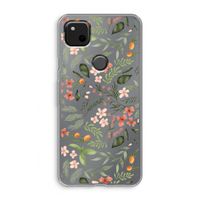 Sweet little flowers: Google Pixel 4a Transparant Hoesje