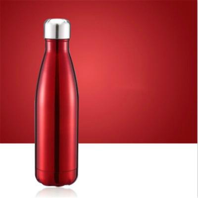 Thermische beker vacuüm kolf warmte waterfles draagbare roestvrijstalen sport ketel capaciteit: 500ml (rood)
