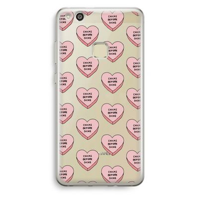 Chicks before dicks: Huawei Ascend P10 Lite Transparant Hoesje