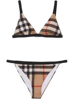 Burberry bikini à motif Vintage Check - Marron