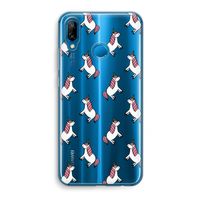 Eenhoorns overal: Huawei P20 Lite Transparant Hoesje