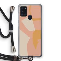Bikini body: Samsung Galaxy A21s Transparant Hoesje met koord