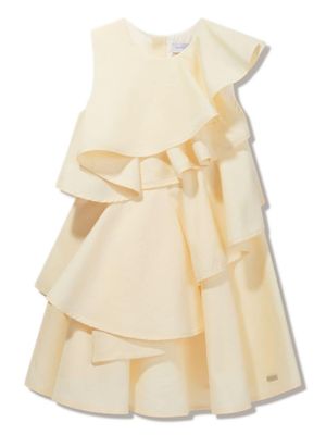 JESSIE AND JAMES Jurk met ruches - Geel