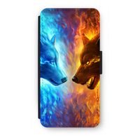 Fire & Ice: iPhone SE 2020 Flip Hoesje