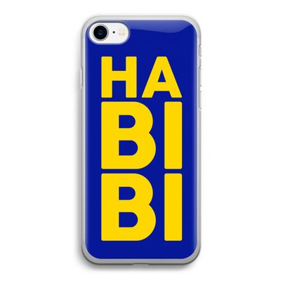 Habibi Blue: iPhone SE 2020 Transparant Hoesje