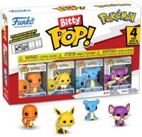 Pokémon Funko Bitty Pop! 4-Pack: Charmander / Jolteon / Lapras / Rattata