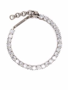 DSQUARED2 bracelet à ornements en cristal - Argent