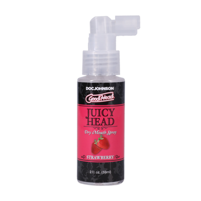 Doc Johnson Juicy Head - Dry Mouth Spray - Aardbei - 2 fl oz / 60 ml