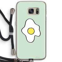 Spiegelei: Samsung Galaxy S7 Transparant Hoesje met koord Spiegelei: Samsung Galaxy S7 Transparant Hoesje met koord
