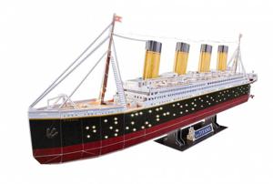 Revell 00154 RV 3D-Puzzle RMS Titanic - LED Edition Aantal puzzelstukjes: 266