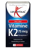 Lucovitaal Voedingssupplementen Vitamine K2 75 mcg Capsules 60Capsules