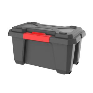 EDA outdoor/tuin opberg box Xpert Pro - vocht- en vorstbestendig - zwart - 70 liter - 73 x 45 x 40 c