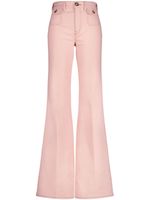 Giambattista Valli jean droit à taille haute - Rose