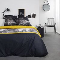 Alex Cotton 2-persoons bedset - 220 x 240 cm - Yellow Print