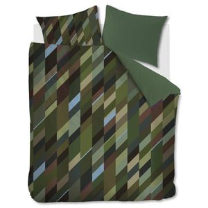 Kardol Dekbedovertrek Sackville Green-2-persoons (200 x 200/220 cm)