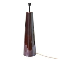 HKliving Cone Lampenvoet XL - Glossy Brown - thumbnail