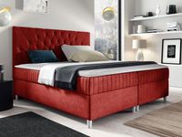 Boxspring PRODIGY 140x200 cm rood - thumbnail