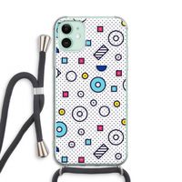 8-bit N°9: iPhone 11 Transparant Hoesje met koord
