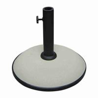 Marbueno Parasol Rond Beton 36x29,5 cm 11KG Wit Tuin, Zwembad en Terras 10445