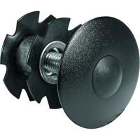 Ergotec balhoofd plug/kap ahead 1 1/8 zwart zand