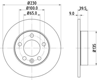 Remschijf 8DD355105411