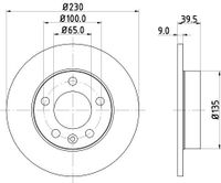 Remschijf 8DD355105411
