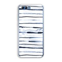 Ink Stripes: Honor 10 Transparant Hoesje