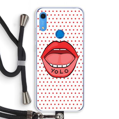Yolo Denise: Huawei Y6s Transparant Hoesje met koord