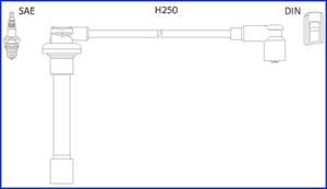 Hitachi Bougiekabelset 134520