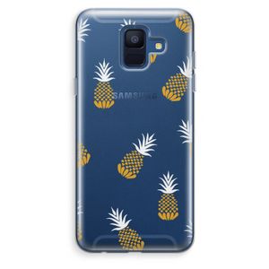 Ananasjes: Samsung Galaxy A6 (2018) Transparant Hoesje