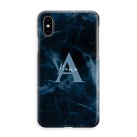 Midnight Marble: iPhone XS Max Volledig Geprint Hoesje