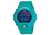 Horlogeband Casio DW-6900SN-3 / 10392631 Kunststof/Plastic Turquoise 16mm - thumbnail