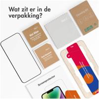 Accezz Triple Strong Full Cover Glas Screenprotector met applicator iPhone 15 Plus Tablet screenprotector Transparant