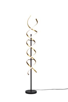 Trio Design vloerlampSequence zwart met goud - 441810208