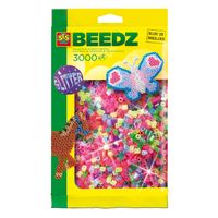 SES strijkkralen - glitter, 3000st.