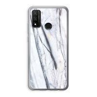 Gestreepte marmer: Huawei P Smart (2020) Transparant Hoesje