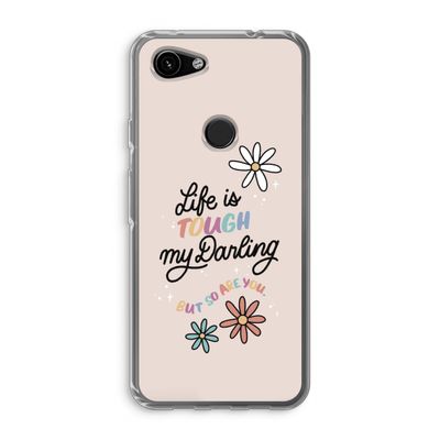 Tough Life: Google Pixel 3a Transparant Hoesje